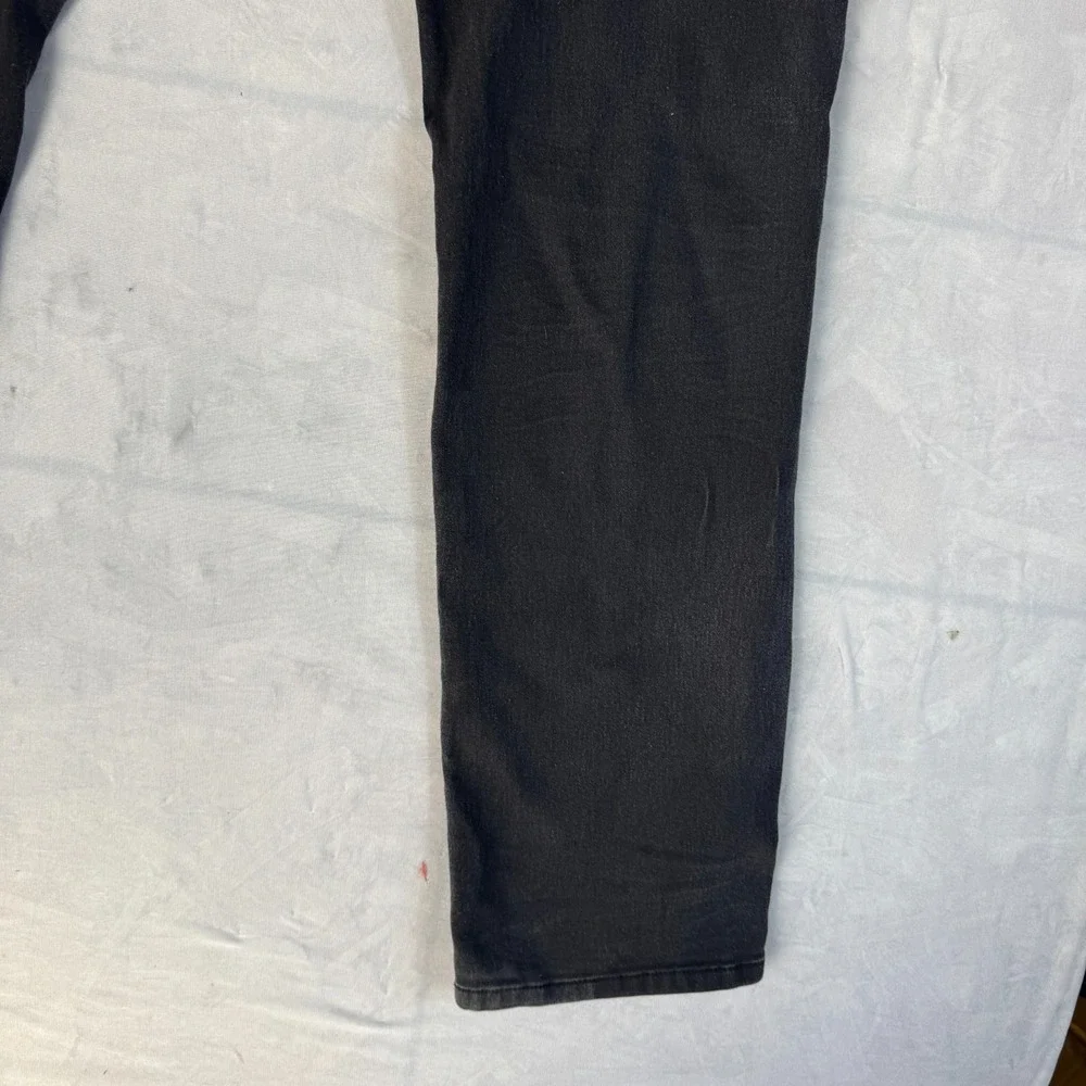 G-Fried Mens Dark Wash Black Stretch Denim Slim Fit Straight Jeans Size 38x32